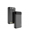 Dudao pojemny powerbank z 3 wbudowanymi kablami 20000mAh USB Typ C + micro USB + Lightning czarny (Dudao K6Pro+) - nr 1