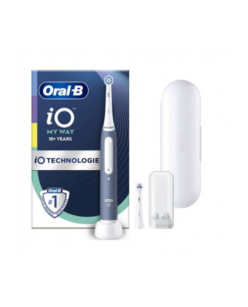 braun Doustny-B | iO10 My Way | Elektryczna szczoteczka do zębów dla nastolatków | Akumulator | Dla dorosłych | Liczba główek szczoteczki w zestawie: 2 | Liczba trybów szczotkowania zębów 4 | Błękit oceanu