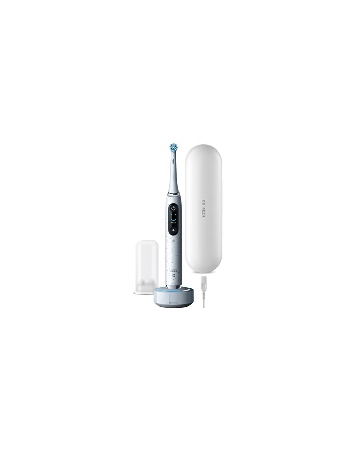 oral-b Doustny-B | Seria iO10 | Elektryczna szczoteczka do zębów | Akumulator | Dla dorosłych | ml | Liczba głowic | Gwiezdny pył Biały | Liczba główek szczoteczki w zestawie 1 | Liczba trybów szczotkowania zębów 7 główny
