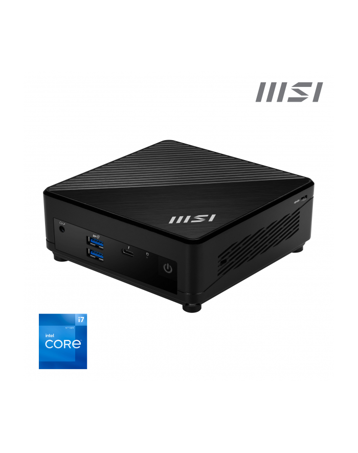 msi Mini PC Cubi 5 12M-001B(wersja europejska)   nOS/i7-1255U/WiFi/AX/BT/Black główny