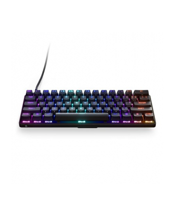 SteelSeries Gaming Keyboard Apex 9 Mini Gaming keyboard Durable and Portable, the detachable USB-C braided cable can withstand the wear and tear of daily life RGB LED light US Wired OptiPoint Optical