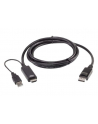Aten 2L-7D02HDP True 4K 18M HDMI do DisplayPort Aten | Prawdziwy 4K 1,8 m HDMI do DisplayPort | 2L-7D02HDP | Miesiąc(e) gwarancji - nr 6