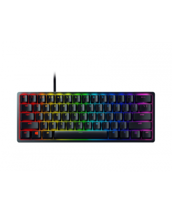 Razer | Łowca Mini 60% | Klawiatura do gier | Opto-mechaniczny | Światło LED RGB | NORD | Czarny | Przewodowy