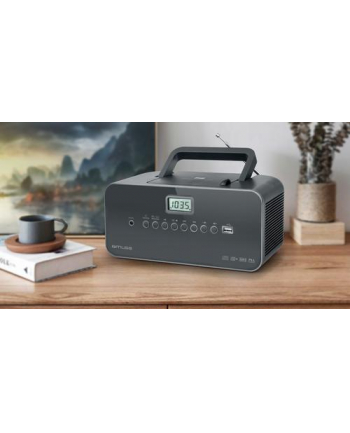 muse Muza | M-28DG | Przenośne radio | Wejście AUX | Szary nr 1
