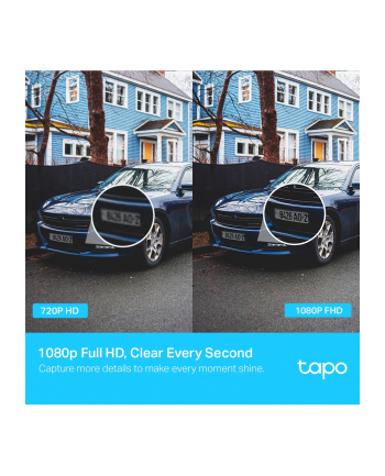 TP-LINK | Kamera bezpieczeństwa WiFi z funkcją obczerwonyu/pochylenia | TC40 | Kopuła | 2 MP | 3mm | Stopień ochrony IP65 | H264 | Karta Micro SD, maks 512 GB