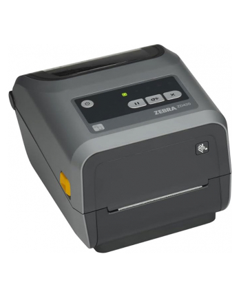 zebra Drukarka termotransferowa (74/300M) ZD421; 300 dpi, USB, host USB, modułowe gniazdo łączności, BTLE5, przewody (UE i Wielka Brytania), czcionka szwajcarska, EZPL nr 1