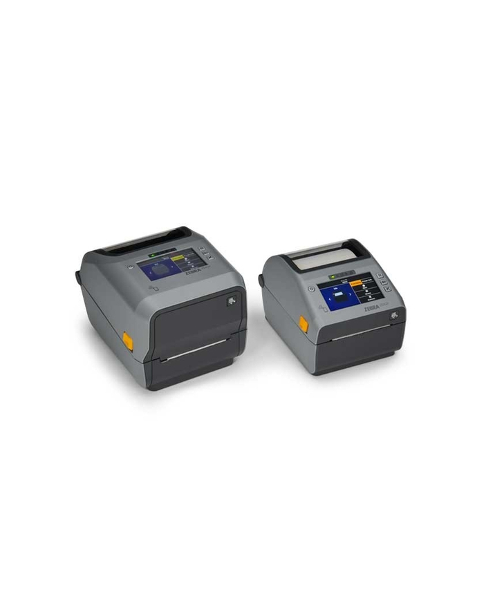 zebra Drukarka termotransferowa (74/300M) ZD621; 203 dpi, USB, host USB, Ethernet, port szeregowy, BTLE5, przewody UE i brytyjskie, czcionka szwajcarska, EZPL główny
