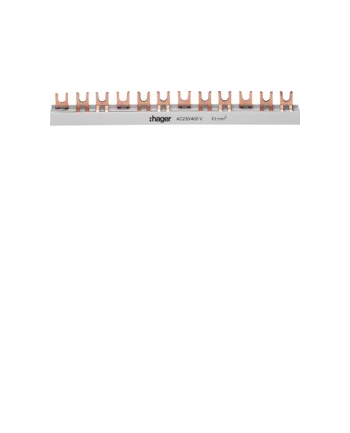 hager SZYNA ŁĄCZENIOWA WID-EŁKOWA 63A 10MM2 3P 57M