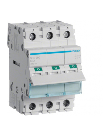 hager SBN390 ROZŁĄCZNIK IZOLACYJNY 100A 3P 3M 400V AC