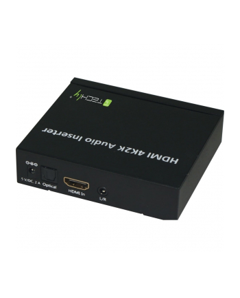 techly HDMI 2K4K AUDIO INSERTER HDMI/TOSLINK/AUDIO STEREO L/R