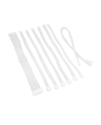 Przedłużacz w oplocie Kolink Core Pro 12V-2x6 Typ 1 - Biały Brylantowy
