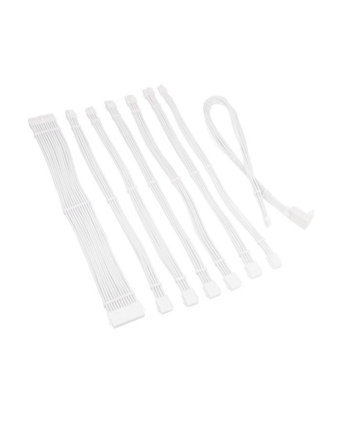 Przedłużacz w oplocie Kolink Core Pro 12V-2x6 Typ 2 - Biały Brylantowy główny
