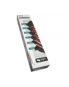 Przedłużacz w oplocie Kolink Core Pro 12V-2x6 Typ 1 - Jet Black/Racing Red - nr 4