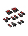Przedłużacz w oplocie Kolink Core Pro 12V-2x6 Typ 1 - Jet Black/Racing Red - nr 5