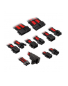 Przedłużacz w oplocie Kolink Core Pro 12V-2x6 Typ 2 - Jet Black/Racing Red - nr 1