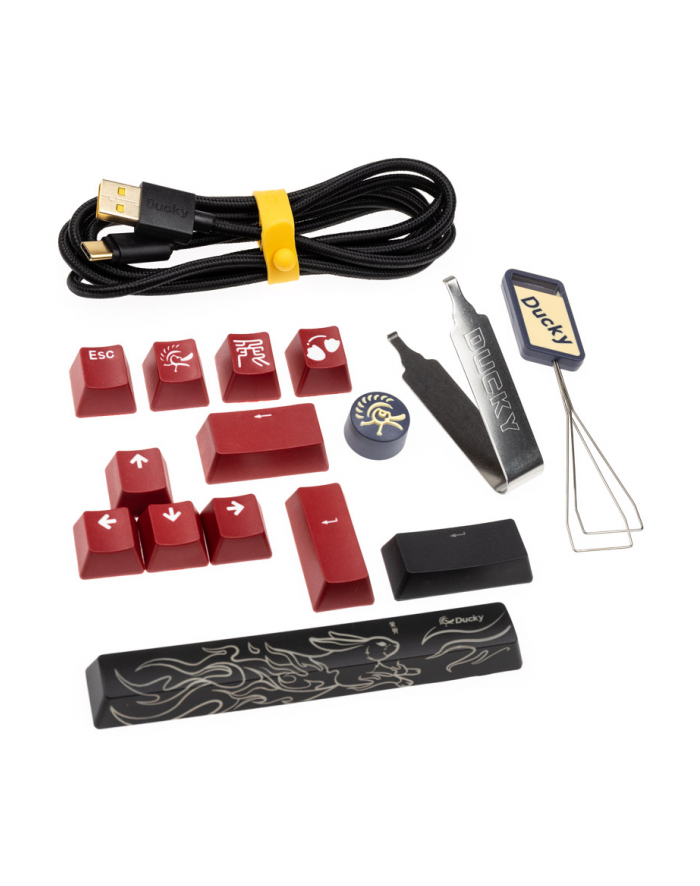Klawiatura gamingowa Ducky Mecha Pro SF - Cherry MX-Silent-Red (US) główny