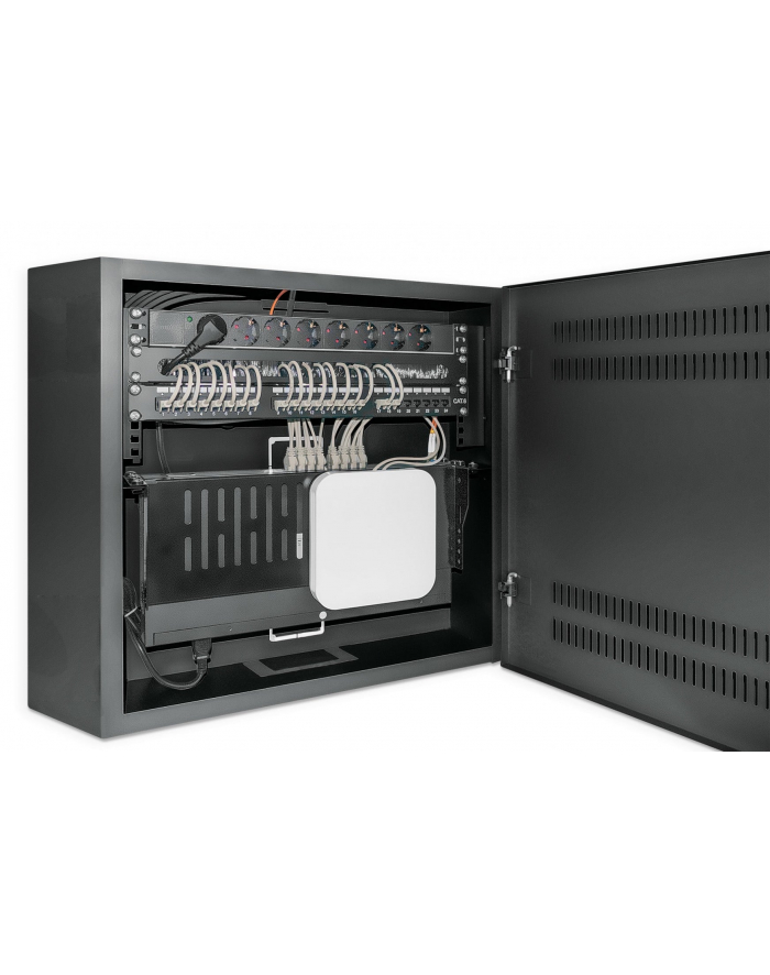 intellinet Niskoprofilowa szafa wisząca 4U + 2U Rack 19, czarna główny