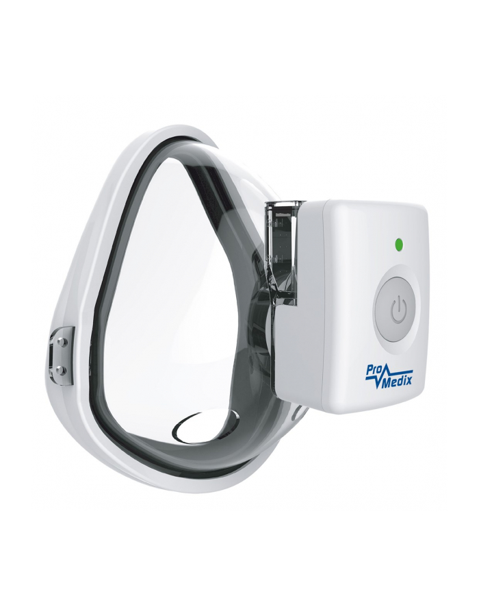 Przenośny / podręczny bezprzewodowy inhalator nebulizator Promedix, zestaw, maski, PR-840 główny