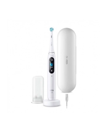Elektryczna szczoteczka do zębów Oral-B | Seria iO9 | Akumulator | Dla dorosłych | Liczba główek szczoteczki w zestawie 1 | Liczba trybów szczotkowania zębów 7 | Biały