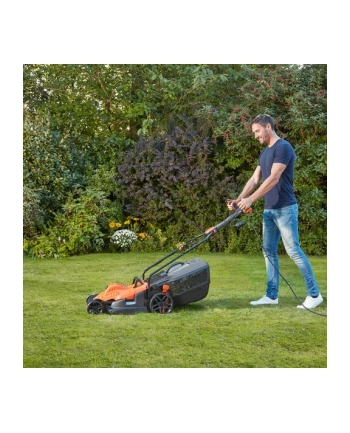 Kolor: CZARNY'amp;decker kosiarka do trawy 42cm szer cięcia 1800w, 4 wysokości cięci