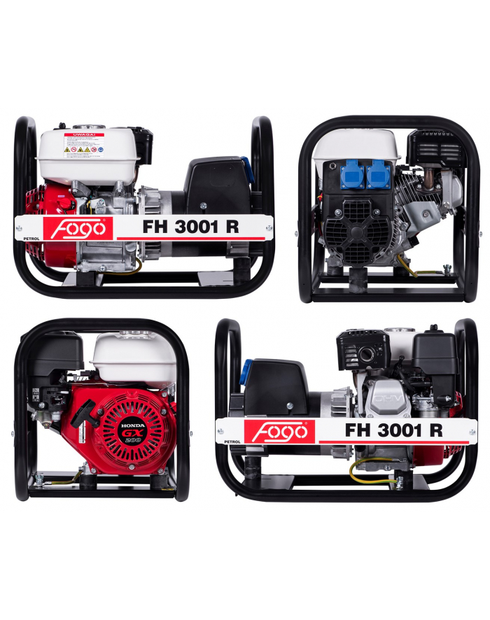 FOGO GENERATOR PRĄDOTWÓRCZY PRZENOŚNY FH 3001 R 230V 2,7kW główny