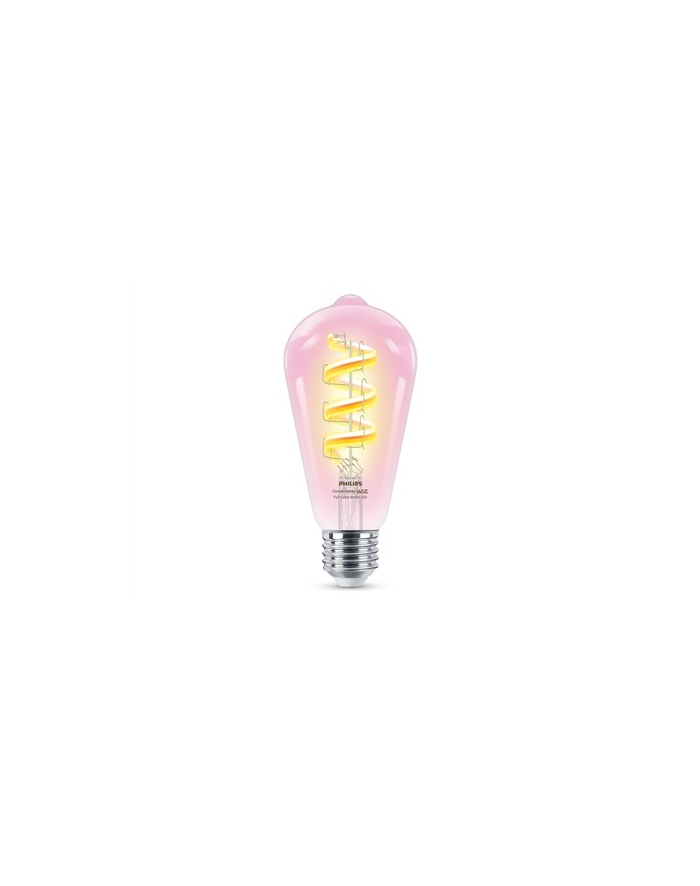 WiZ | Philips Smart WiFi Filament Clear ST64 RGB | E27 | 6,3 W | Pełny kolor główny