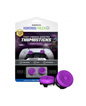 SteelSeries KontrolFreek Frenzy FPS, Thumbstick, PS5 i PS4 - Fioletowy/Czarny