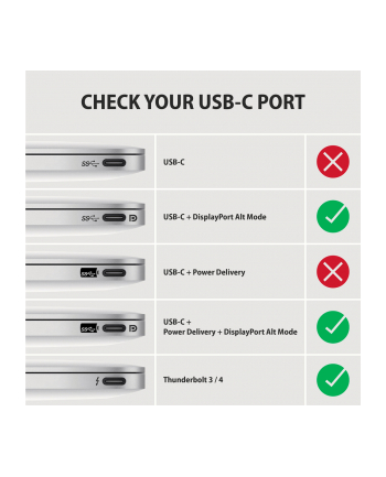 AXAGON RVC-HI2MC PRZEJŚCIÓWKA USB-C na HDMI 20, 4K/60Hz, aluminium - 18m