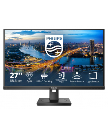 philips 276B1/00 | 27 ''; | Złącze QHD | IPS | 16:9 | Czarny | 4 ms | 300 cd/m2 | Ilość portów HDMI 2 | 75 Hz