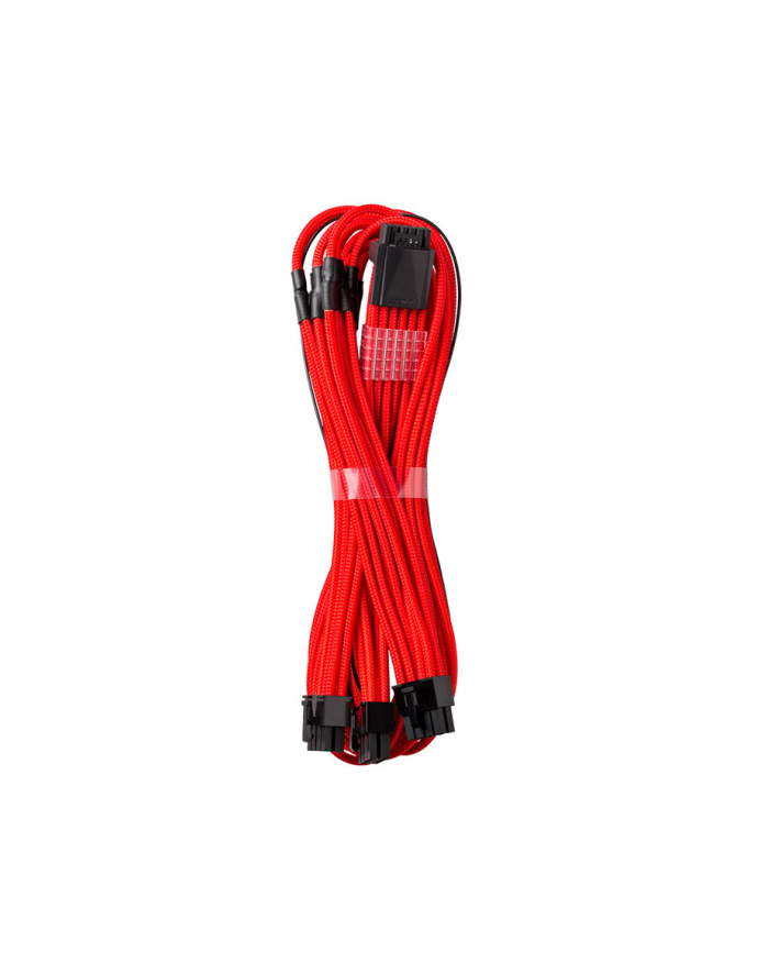 CableMod C-Series PRO ModMesh 12VHPWR do 3x PCI-e do Corsair - 60cm, czerwony główny