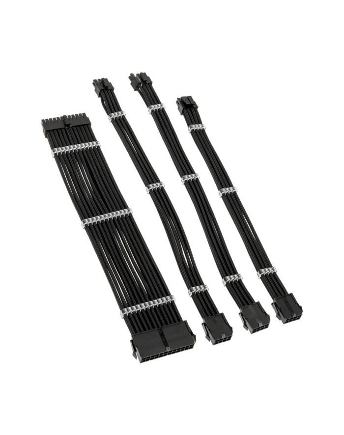 Standardowy przedłużacz w oplocie Kolink Core - Jet Black główny