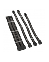 Standardowy przedłużacz w oplocie Kolink Core - Jet Black/Gunmetal Grey - nr 2