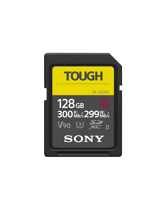 Sony | Wytrzymała karta pamięci | UHS-II | 128 GB | Złącze SDXC | Pamięć flash klasy 10 główny