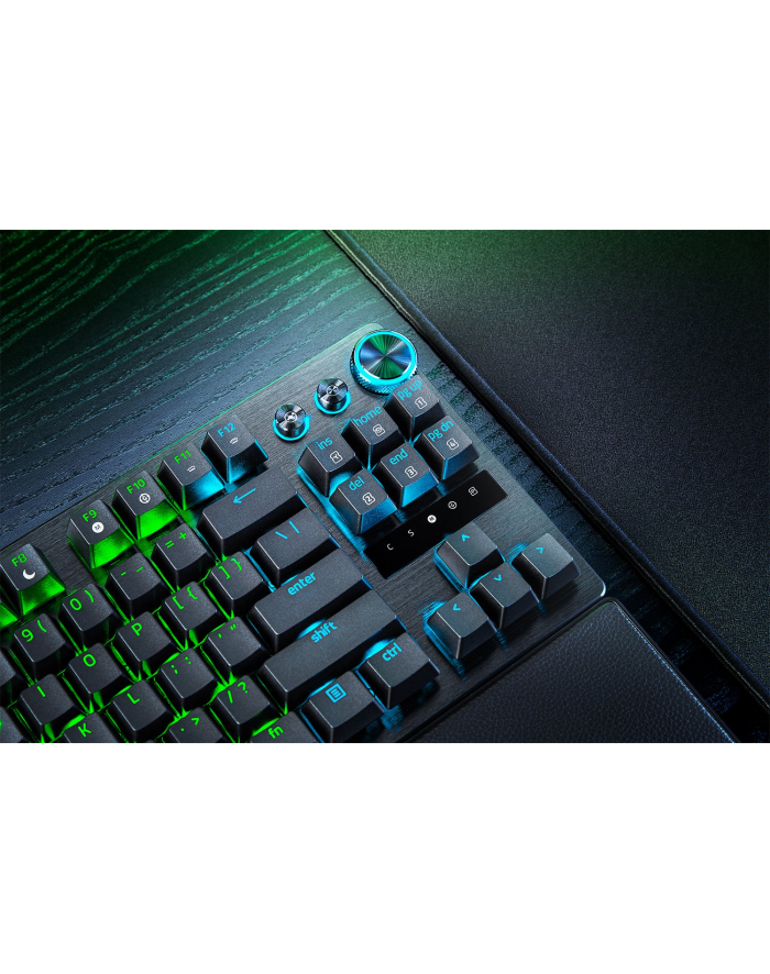 Razer | Klawiatura do gier | Huntsman V3 Pro bez klawiatury numerycznej | Klawiatura do gier | Przewodowe | Skandynawski | Czarny | Analogowy optyczny główny