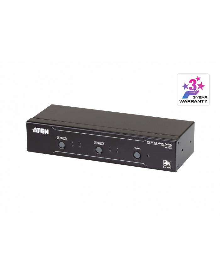 aten Aton | Przełącznik Martrix HDMI 2x2 4K | VM0202H | Gwarancja 36 miesięcy główny