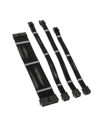 Standardowy przedłużacz w oplocie Kolink Core - Jet Black
