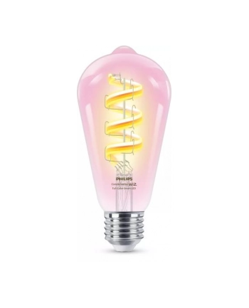 WiZ | Philips Smart WiFi Filament Clear ST64 RGB | E27 | 6,3 W | Pełny kolor
