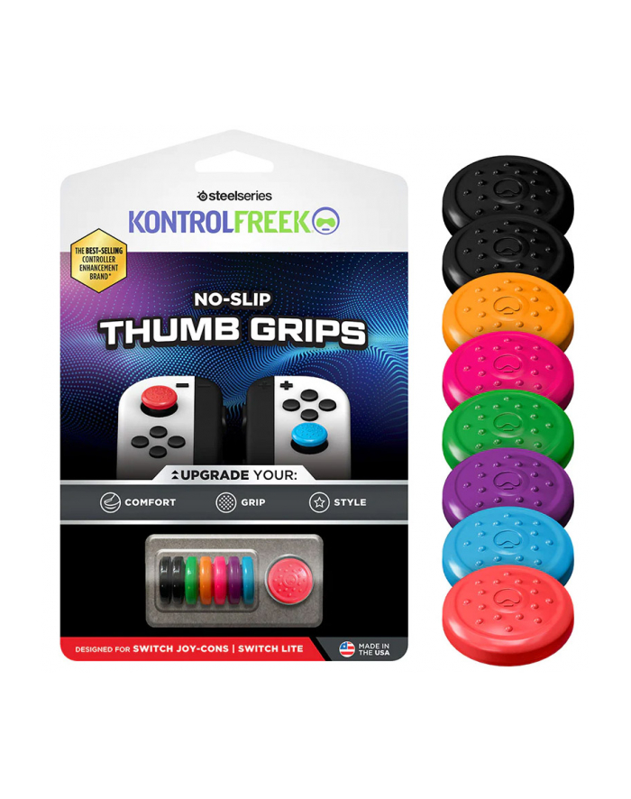 SteelSeries KontrolFreek Antypoślizgowy Uchwyt Kciuka 8-pak - Nintendo Switch JoyCon główny