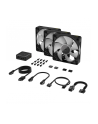 Corsair iCUE LINK RX120 RGB Series, 3-pak wentylatorów PWM - 120 mm, czarny - nr 1