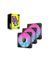 Corsair iCUE LINK RX120 RGB Series, 3-pak wentylatorów PWM - 120 mm, czarny - nr 2