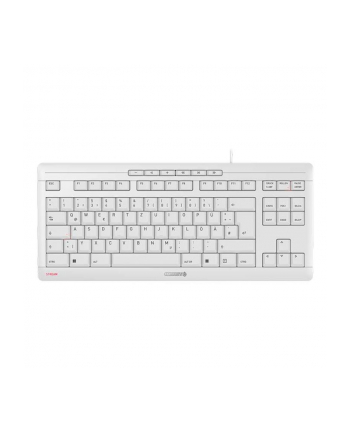 CHERRY STREAM KEYBOARD/TKLCORD-ED COMPACT WHITE