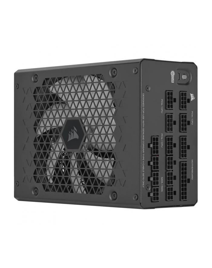 Zasilacz Corsair HXi Series HX1200i 80 PLUS Platinum, ATX 30, PCIe 50 - 1200 W, czarny główny