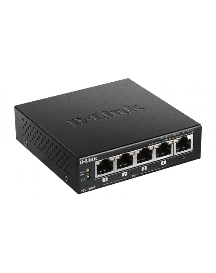 d-link 5-PORT D-ESKTOP POE+ SWITCH/GIGABIT IN główny