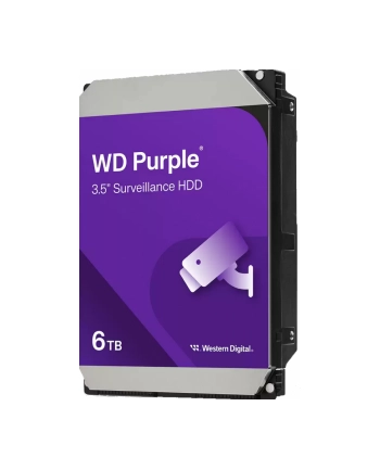 western digital HDD SATA 6TB 6GB/S 256MB/PURPLE WD64PURZ WDC