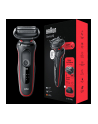 braun Brązowy | Golarka | 51-R1200S | Czas pracy (maks) 50 min | Na mokro i na sucho | Czarny/Czerwony - nr 2