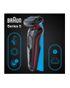 braun Brązowy | Golarka | 51-R1200S | Czas pracy (maks) 50 min | Na mokro i na sucho | Czarny/Czerwony - nr 5