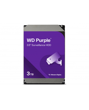 western digital HDD SATA 3TB 6GB/S 256MB/PURPLE WD33PURZ WDC