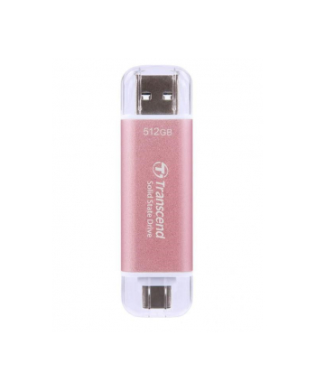 trackr SSD USB30 512GB EXT A/C/PINK TS512GESD310P TRANSCEND