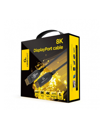 CABLE DISPLAY PORT 5M AOC/PREM CC-DP8K-AOC-5M GEMBIRD