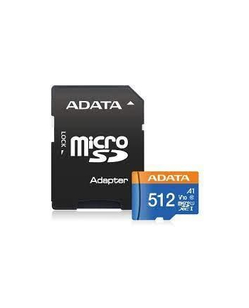 MEMORY MICRO SDXC 512GB W/AD/AUSDX512GUICL10A1-RA1 ADATA